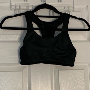 Sporty Black Sports Bra